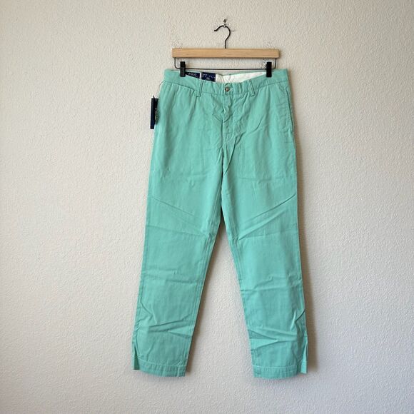NWT POLO RALPH LAUREN Twill Bedford Chino Pants Classic Fit Offshore Green
